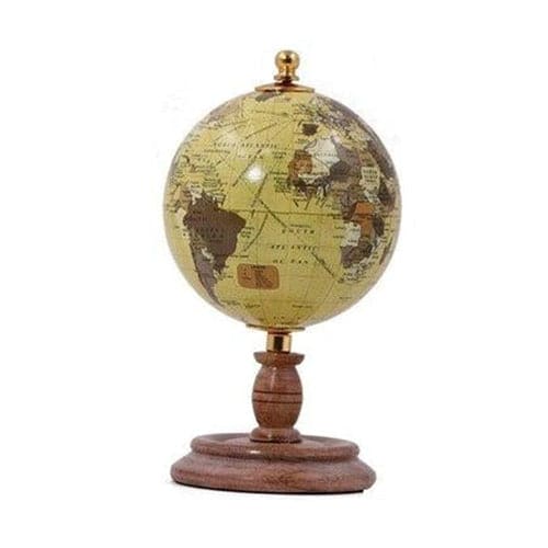 Globo Terrestre Vintage (Estilo Americano)