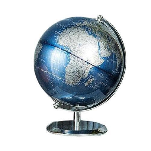 Globo Terrestre Decorativo Elétrico Azul