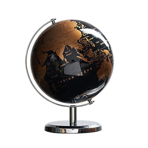 Globo Terrestre Metal (Preto & Cobre)