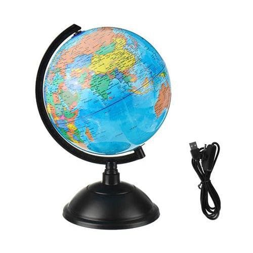 Globo Terrestre Com Luz - Carregador Usb