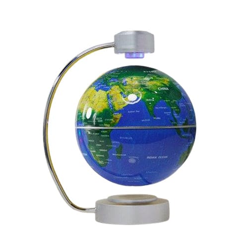 Globo Terrestre Magnetico - Suporte Fino (Esfera Azul)