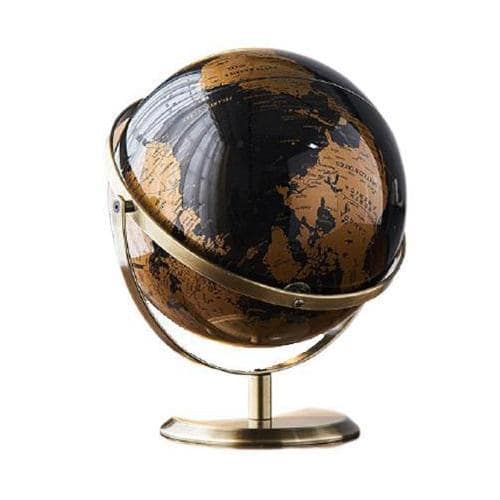 Globo Terrestre Moderno (Preto & Cobre)