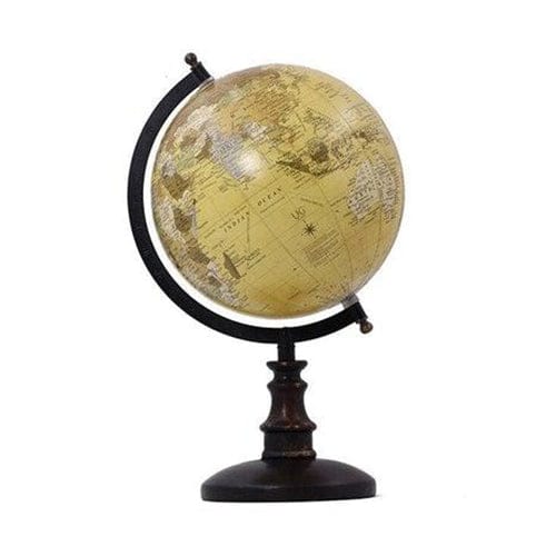 Globo Terrestre Vintage (Suporte Preto)