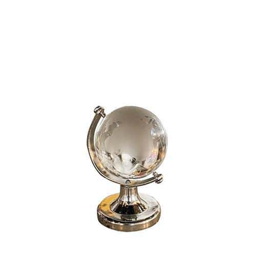 Mini Globo Terrestre De Vidro