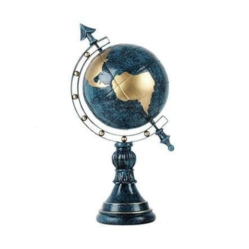 Globo Terrestre Original Estatueta Azul (40Cm)